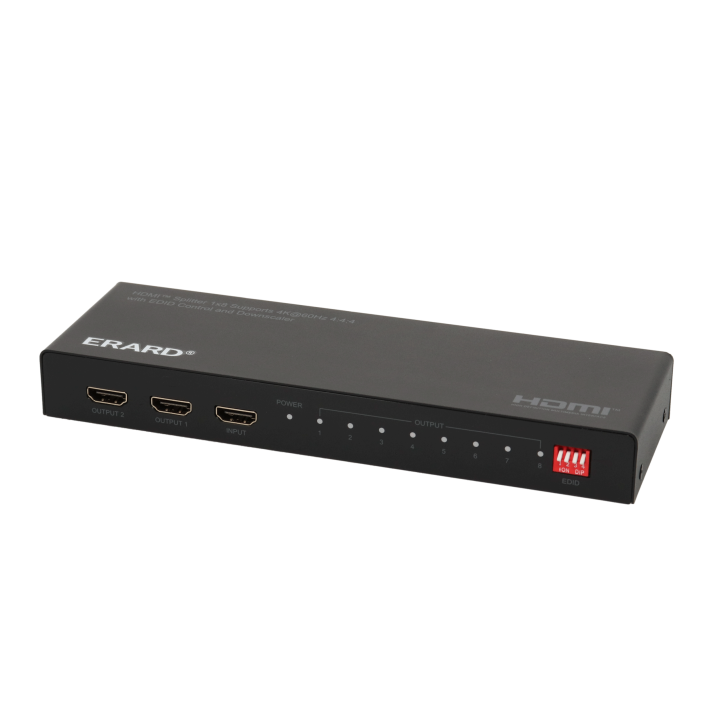 REPARTITEUR HDMI 4K-60ips 1 entrée HDMI vers 8 sorties TV
