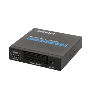 Sélect-scaler HDMI A/Péritel vers HDMI-Full HD 1080p-boiti métal