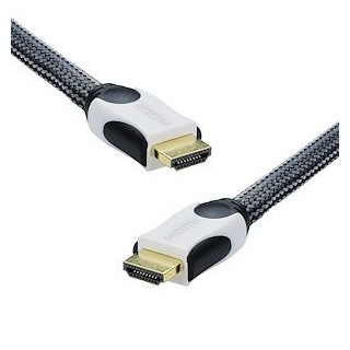 Cordon Hdmi 1.4 Blindé Tressé 2 Mètres