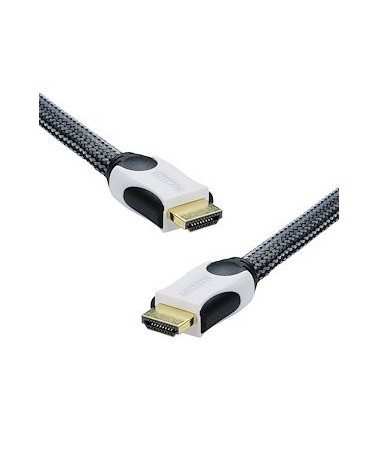 Cordon Hdmi 1.4 Blindé Tressé 2 Mètres