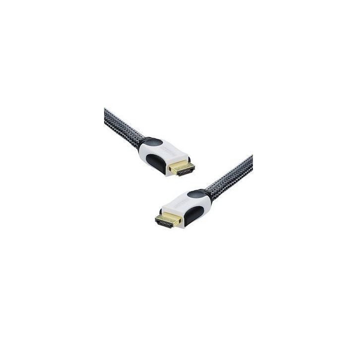 Cordon Hdmi 1.4 Blindé Tressé 2 Mètres