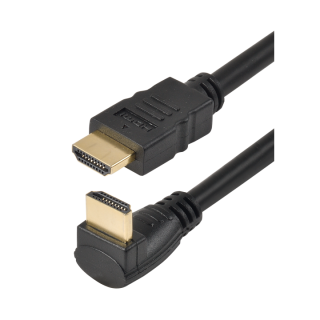 CORDON HDMI 4K 2.0  1coudée // 1droite 2 mètres BLISTER