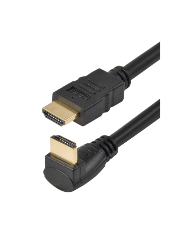 Cordon Hdmi 4K 2.0 1Coudée // 1Droite 2 Mètres