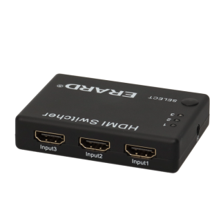 Sélect HDMI 3 vers 1-Full HD 1080p-7.2 Gbps-téléco fournie-plug&
