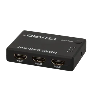 Selecteur Hdmi 3 Ver 1-Full Hd 1080P-7 2 Gbps-Téléco Fournie