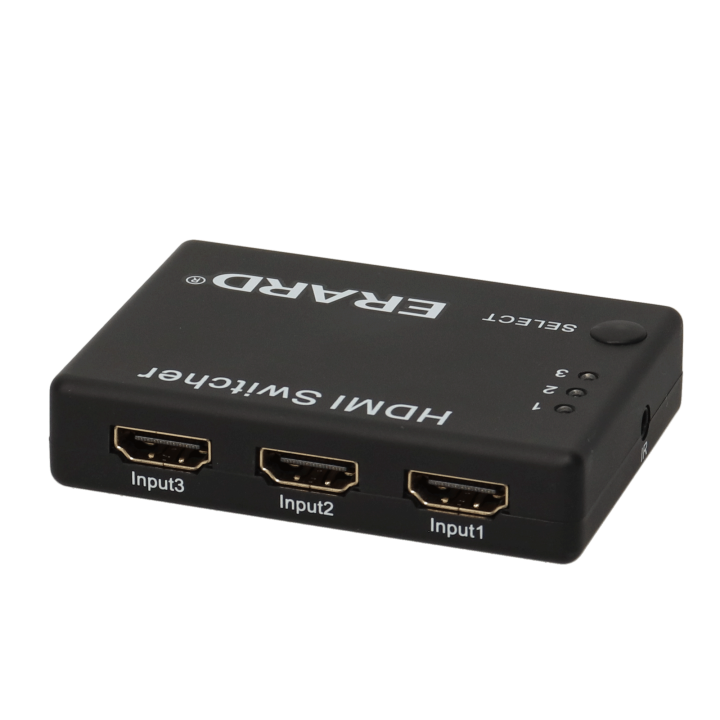 Sélect HDMI 3 vers 1-Full HD 1080p-7.2 Gbps-téléco fournie-plug&