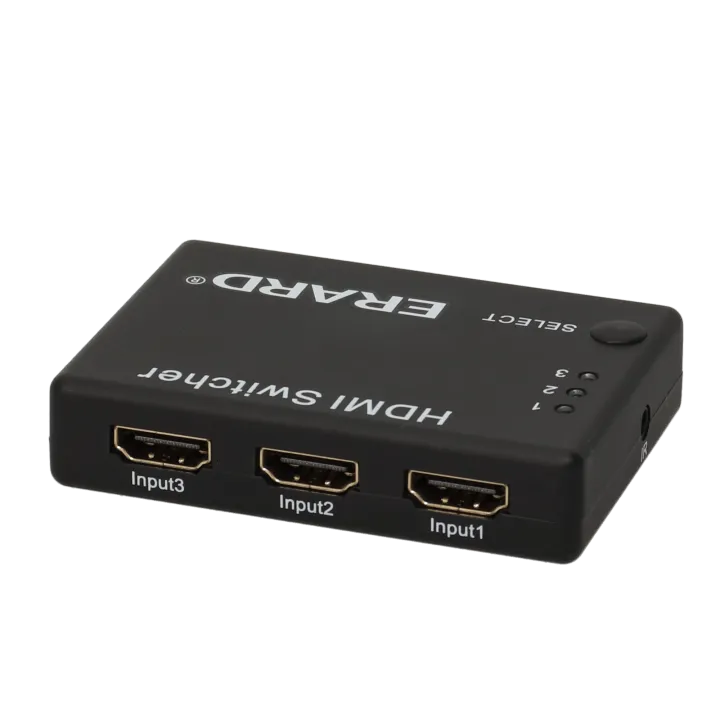 Selecteur Hdmi 3 Ver 1-Full Hd 1080P-7 2 Gbps-Téléco Fournie