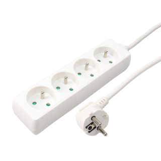 BLOC SECTEUR MULTIPRISES 2poles+terre 4 prises