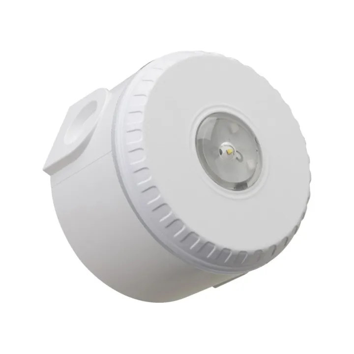 Diffuseur Visuel D'Alarme Feu Flash Rouge Base Haute Pour Montage Au Plafond Iq8L-C