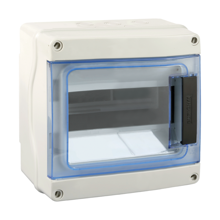 Coffret 8 mod. IP65 entr sples