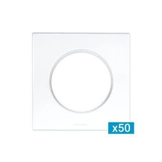 Square lot 50 plaques blc 1p pack chantier (D) (Qte 1:1 Lot de 50)