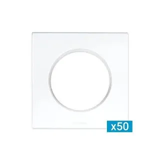 Square Lot 50 Plaque Blc 1P Pack Chantier D Qte 1:1 Lot De 50