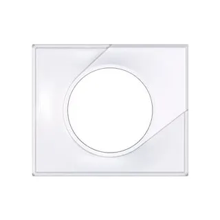 Comete Plaque 1 Poste Classic White