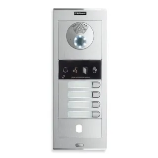 Kit Video Dial Inox 4 Logements - Version Wifi