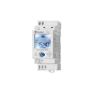 Horloge Astronomique Journaliére Digitale 1 Inverseur 16A 110 À 230V Ac/Dc, Nfc