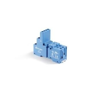 Support 10A 250V Série 5534, Bleu, Étrier Métal, À Vis