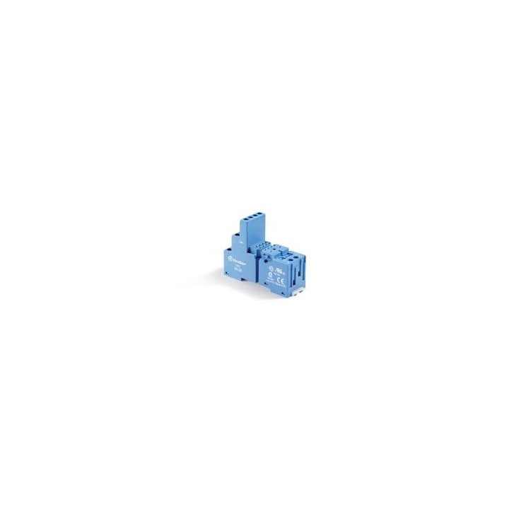 Support 10A 250V Série 5534, Bleu, Étrier Métal, À Vis