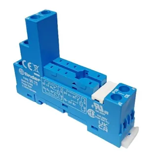 Support 10A 250V Séries 4051 4052, 4061, Bleu, Étrier Métallique, À Ressort