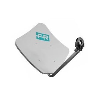 Parabole 85 cm alu, blanc  211201