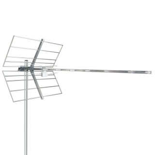 Antenne YAGI Grille à tubes, 15 élém, canaux 21 à 48,haute perfo