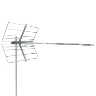 Antenne Yagi Grille À Tubes, 15 Éléments, Canaux 21 À 48, Haute Perform.