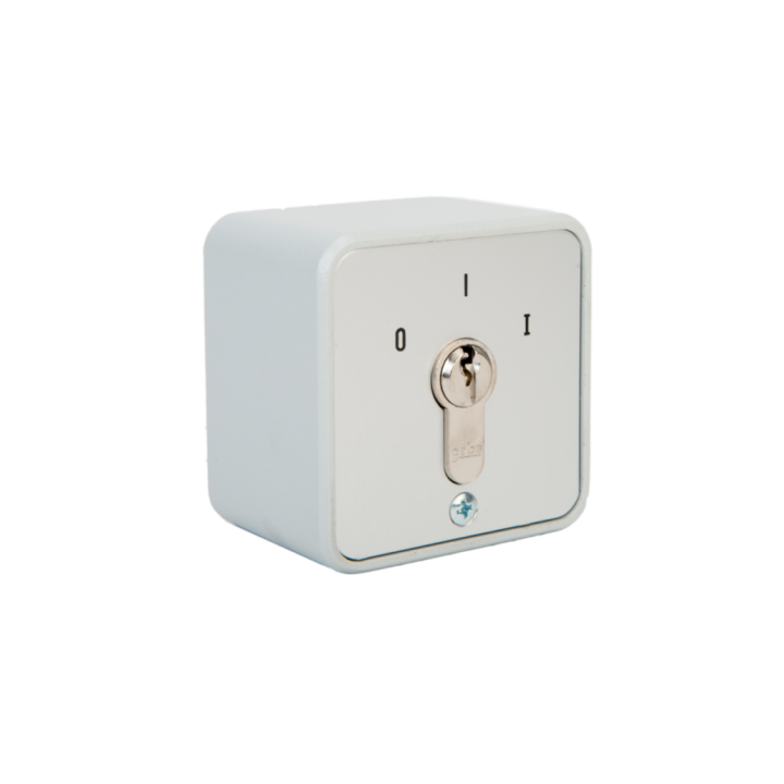 Contacteur Applique 1-1R/2 Avec Barillet +3Cle
