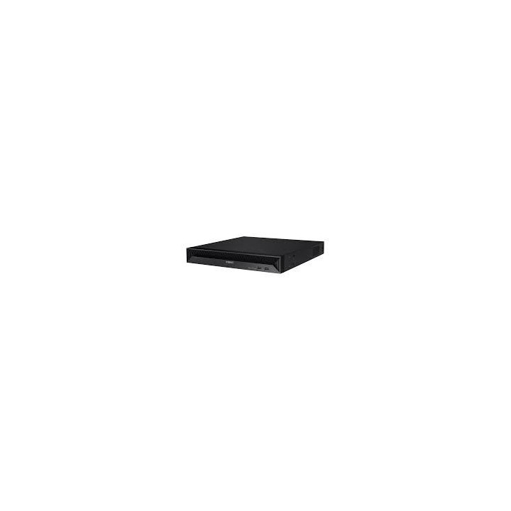 Wisenet Série Q, NVR 8MP 16 canaux 128Mbps 2 SATA avec 16 ports PoE,