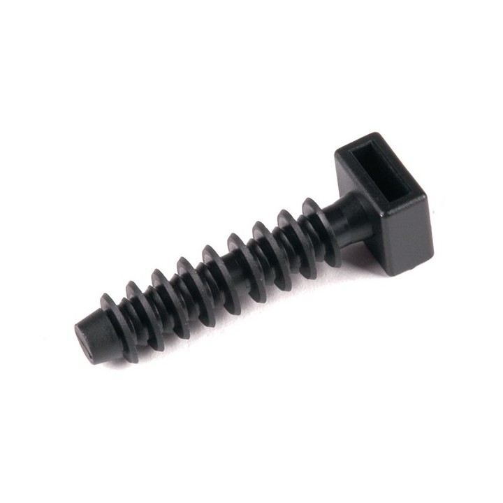 Cheville murale noir - LOK01 (Qte 1 : Boite de 100)