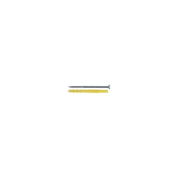CHEVILLE CQLT + TIRE-FOND  diam.10x140mm   la boite de 25