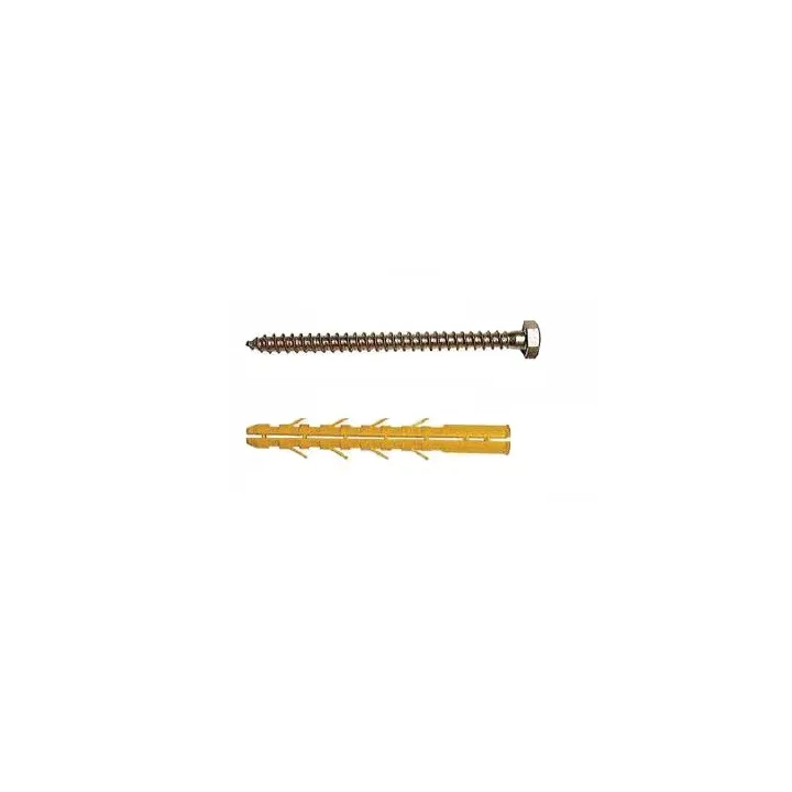 Vis Diam 12X130Mm + Cheville Cqlt + La Boîte De 25