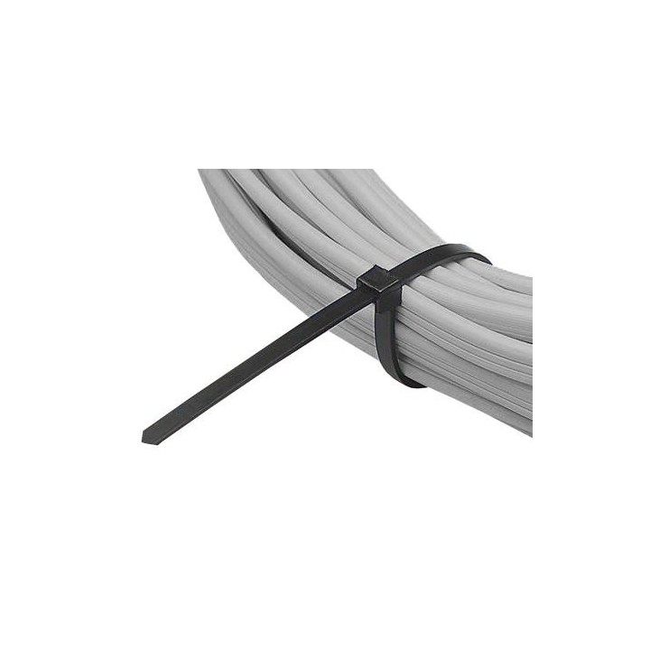 COLLIER RILSAN 3.6x140mm NOIR         le sachet de 100