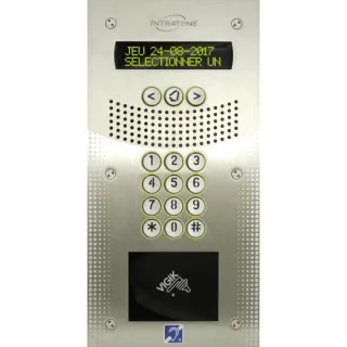 Interphone Vidéo V4 À Défil De Nom Caméra Pinhol Invisible Avec Cla