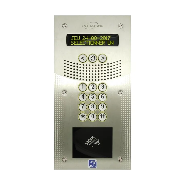 Interphone Vidéo V4 À Défil De Nom Caméra Pinhol Invisible Avec Cla
