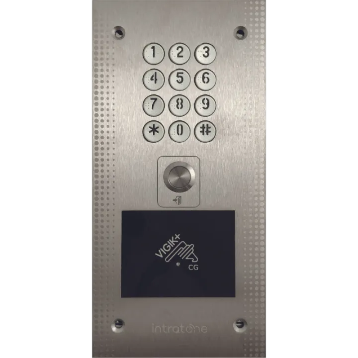 Boîtier Pour Clavier Codé Avec Lecteur Vigik+® Mains-Libres - Saillie - Inox