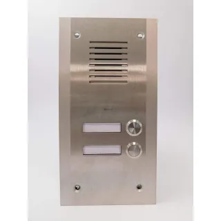 Interphone Audio Appel Gardien 2 Bouton D'Appel-Pose En Encastr