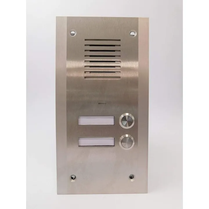 Interphone Audio Appel Gardien 2 Bouton D'Appel-Pose En Encastr