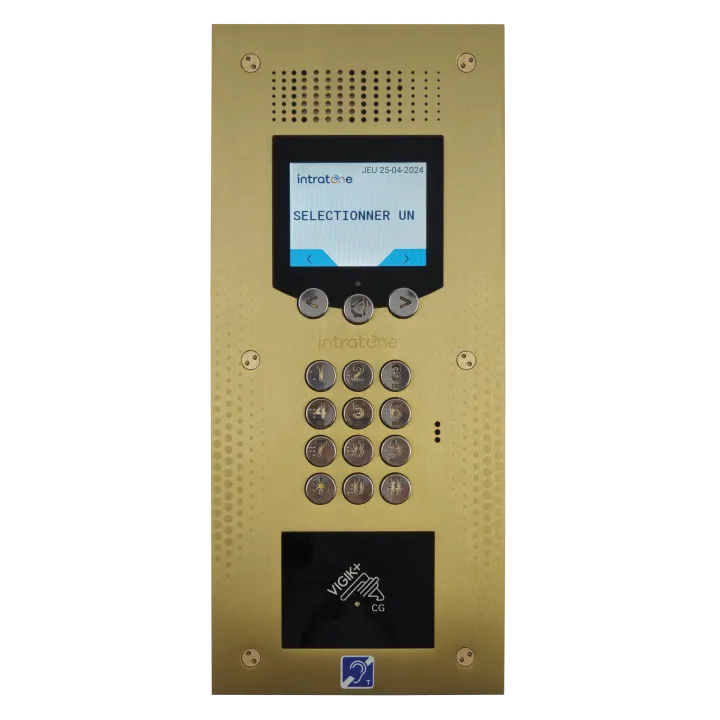 Pack Complet 1000 Noms:1 Interphone Vidéo Vendone Avec Écran Lcd