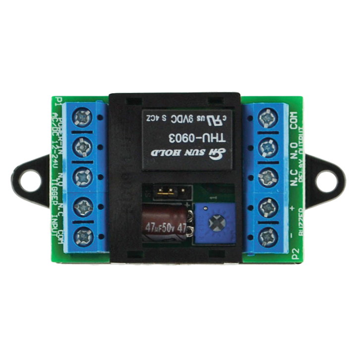 Module temporis univer 12/24V AC/DC 1 à 60 sec/min Cde NO ou NF