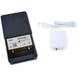 Kit Preamplificateur 1 Ent Lte-5G Uhf 21/48 15À32Db Red +Alimentation 2