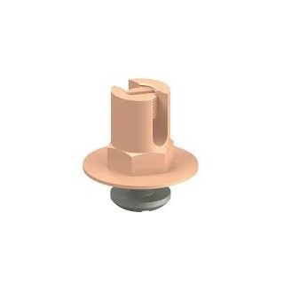 Borne Protection Tôle BLT6/35 laiton