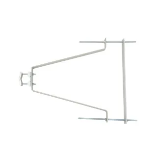 Fixation Murale 55Cm Avec Contrepl En Zb La Paire