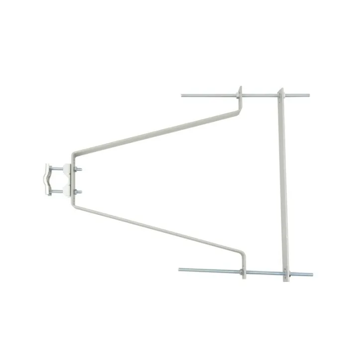 Fixation Murale 55Cm Avec Contrepl En Zb La Paire