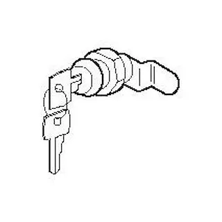 Serrure N° 405 Pour Porte Isolante Pour Bac Étroit Gtl