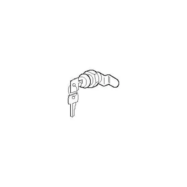 Serrure N° 405 Pour Porte Isolante Pour Bac Étroit Gtl