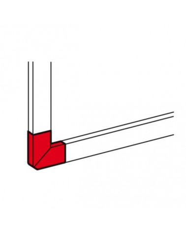 Angle Plat 90° Pour Goulottes Dlp Monobloc 35X105Mm - Blanc