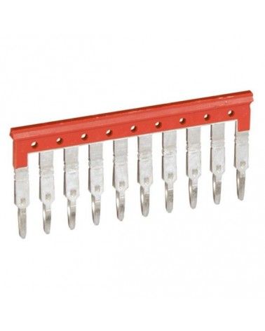 Peigne Pour 10 Blocs De Jonction À Vis Ou Ressort Viking 3 Pas 5Mm - Rouge