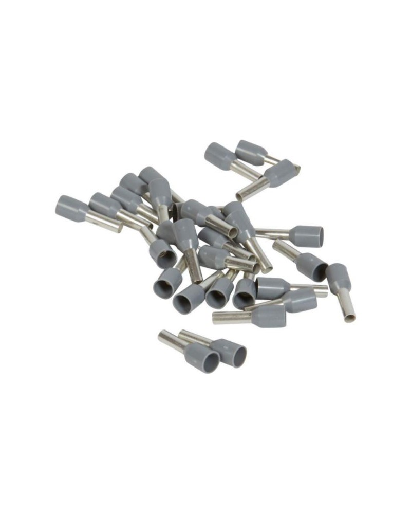 Embouts De Câblage À Collerette Iso Starfix - Conducteurs Section 2, 5Mm² - Gris