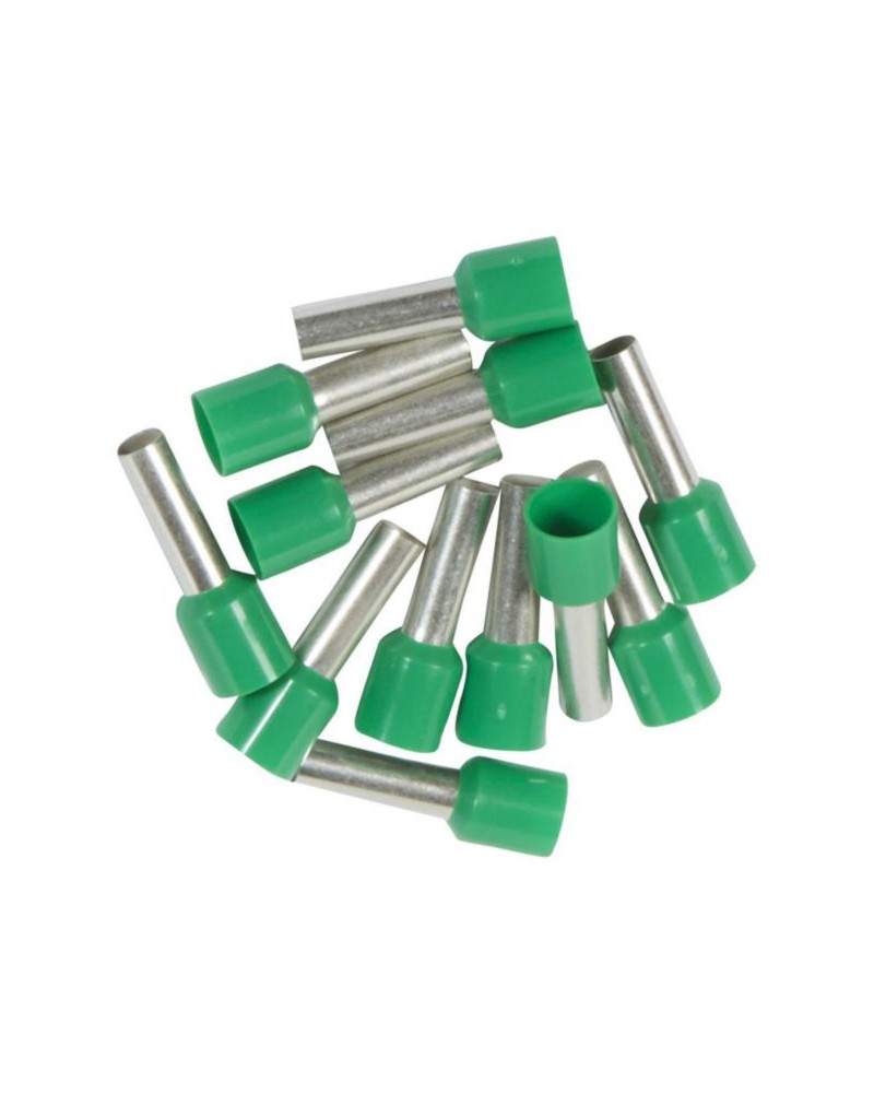 Embouts De Câblage À Collerette Isolante Starfix -Conducteurs Section 6Mm² -Vert