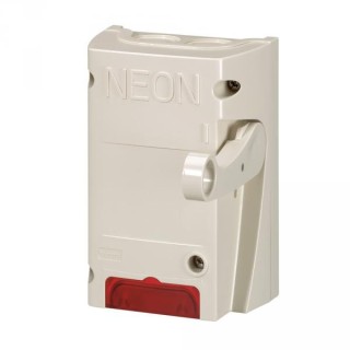Coffret coupure enseigne lumineuse inter pompier 2P 16A 250V équ