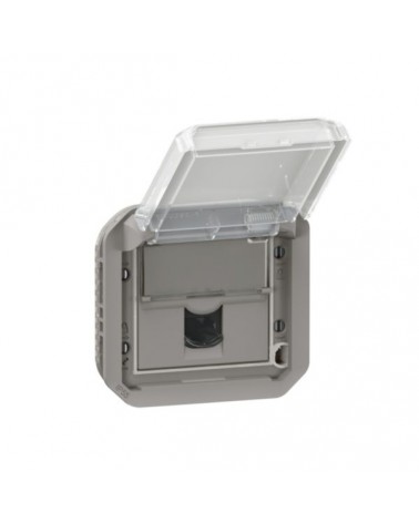 Prise Rj45 Catégorie 6 Ftp Plexo Composable Gris